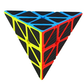 Rubik Pyraminx 3x3 Carbon Fiber Stickerless