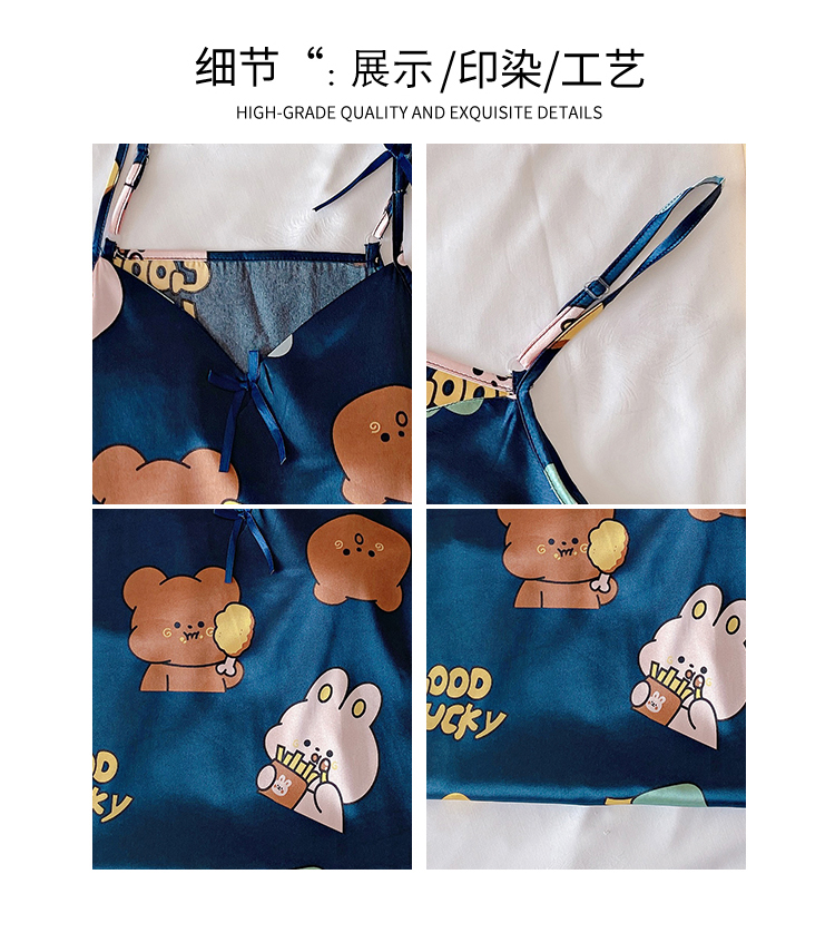 Đầm Ngủ Hai Dây Vải Lụa Có Mút Đệm Ngực Cho Nữ | BigBuy360 - bigbuy360.vn