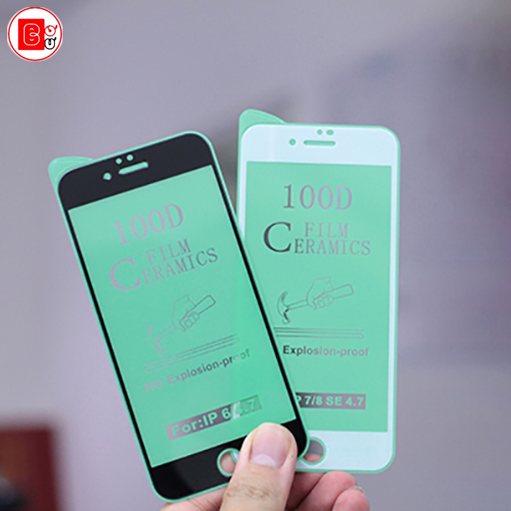 Cường Lực Dẻo Full Màn 100D Dành Cho Ip, Chống Mẻ Vỡ Viền – Bơ Bư