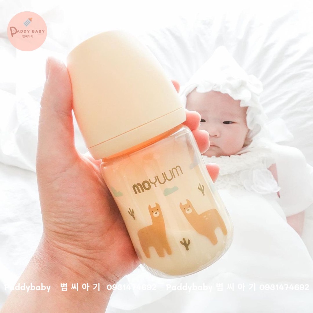 Bình sữa Moyuum lạc đà mẫu mới 2022 cho bé - nội địa Hàn 170ml 270ml
