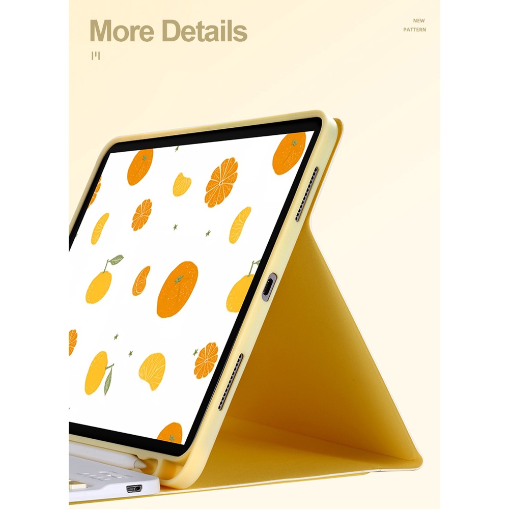 Bao da bảo vệ máy tính bảng có bàn phím bluetooth không dây thích hợp cho iPad Pro 11 12.9 M1 2021 Mini 6