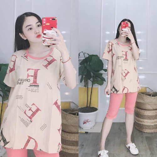ĐỒ BỘ LƯUNGX NỮ FE THUN COTTON MẶC NHÀ
