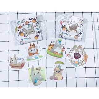 Sticker ToToro STT7, sticker hoạt hình,anime, Sticker to cắt rời in hình dễ thương