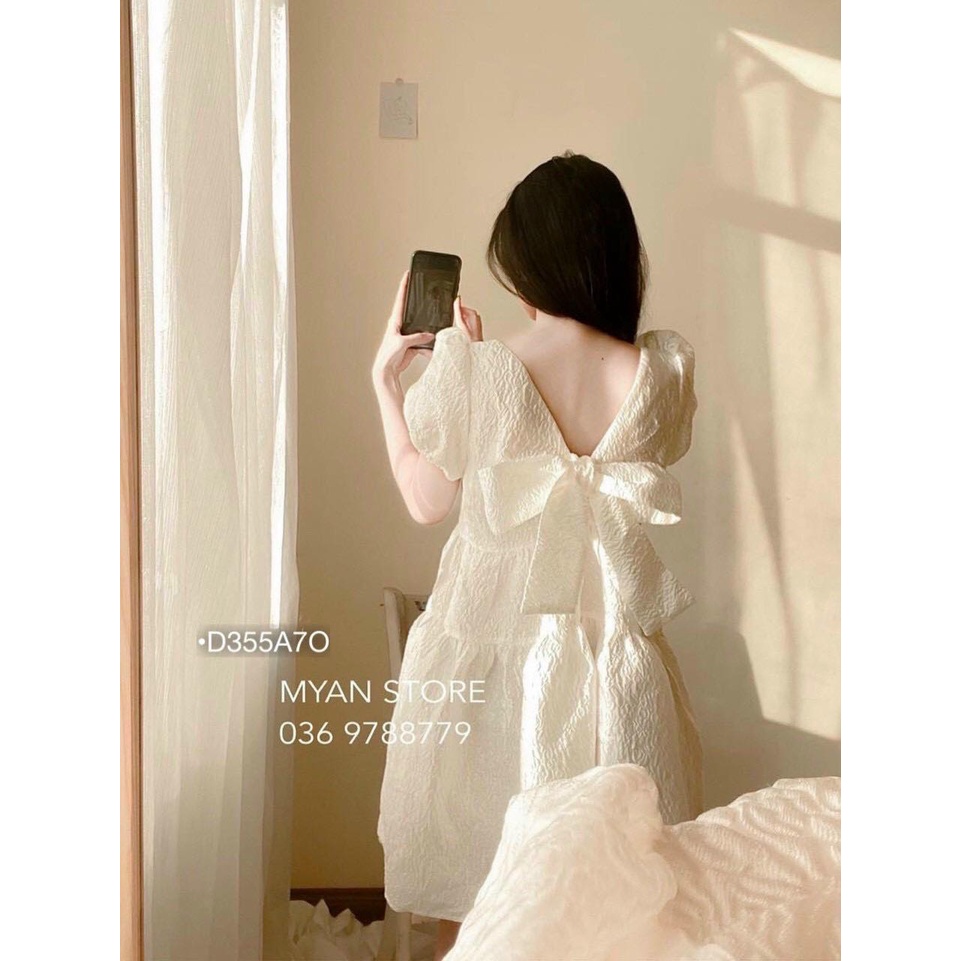 Đầm babydoll cho nữ mặc đi chơi, chất vải xốp dày dặn, form đẹp, mặc chuẩn xinh, dễ thương