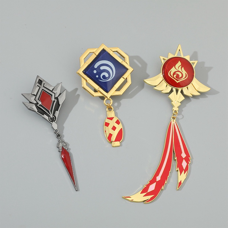 Tmdbyx Ghim Cài Áo Hình Game Genshin Impact