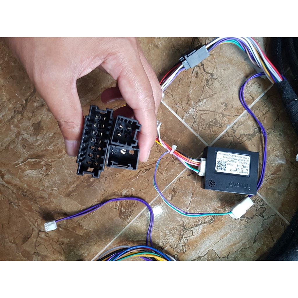 DÂY NGUỒN MÀN HÌNH ANDROID CHO XE MERCEDES W211 W219