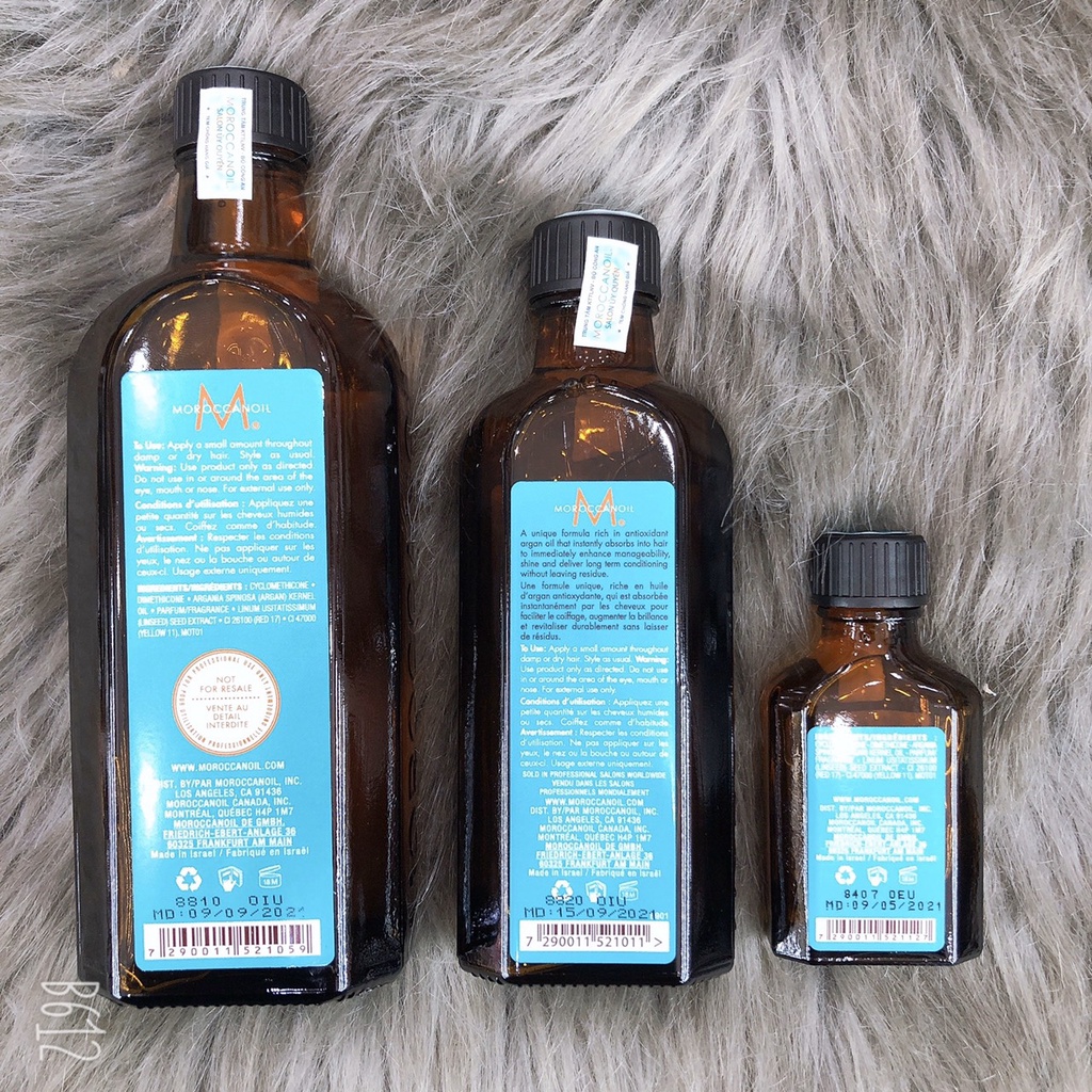 Tinh Dầu Dưỡng Tóc Moroccanoil 25ml 100ml 200ml ( Hàng chính hãng )