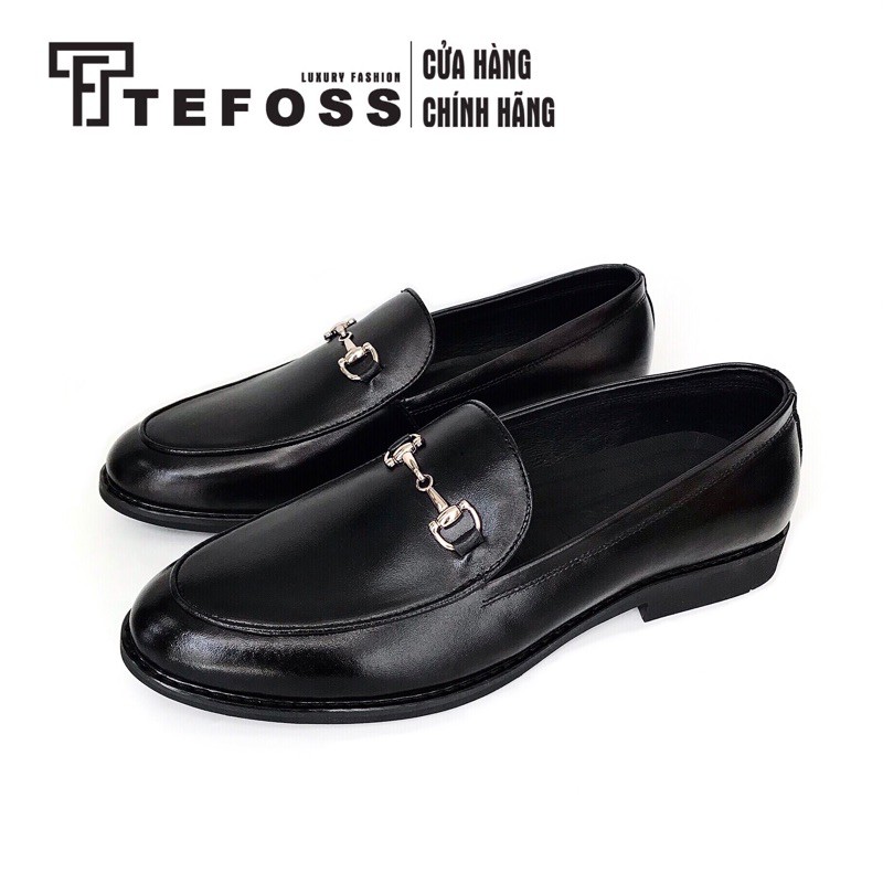 Giày nam da bò TEFOSS HT511 Loafer/moca sang trọng và thời trang size 38-43