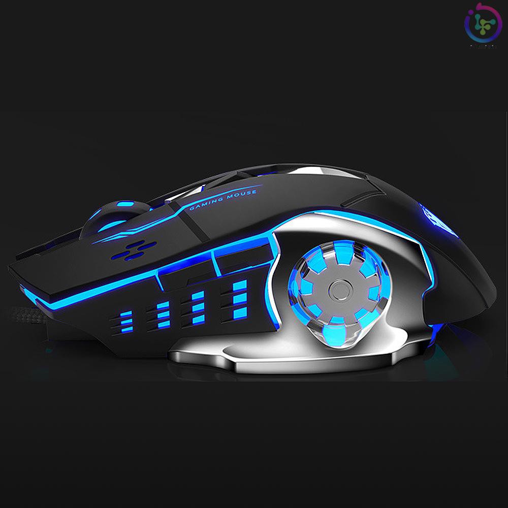 Chuột Gaming Aula S20 Quang Học Có Dây 2400dpi 4 Màu