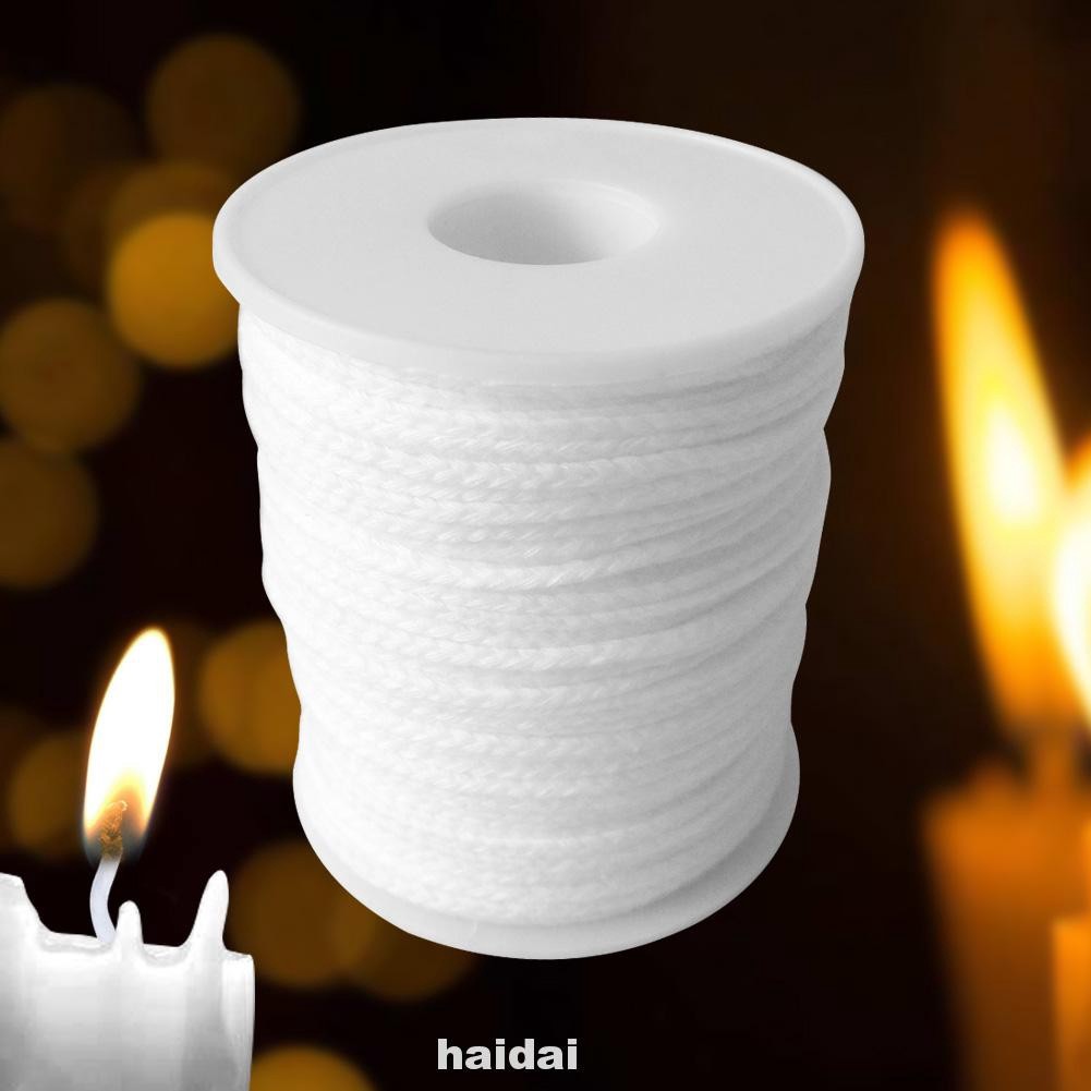 Cuộn Dây Bấc Nến Không Khói - Bấc Cotton Làm Nến Handmade dài 60m