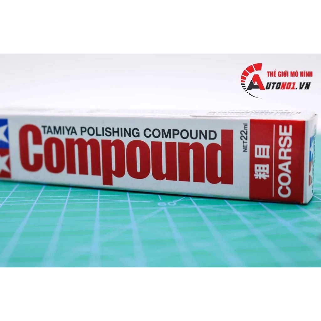 TUÝP GEL ĐÁNH BÓNG THÔ  - CỰC MỊN  - BÓNG THƯỜNG  - TRÁM KHE TAMIYA POLISHING COMPOUND