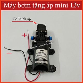 Máy bơm tăng áp mini 12V Hàn Quốc | máy bơm 12v tăng áp lực nước tự động ngắt | máy bơm tăng áp lực nước mini