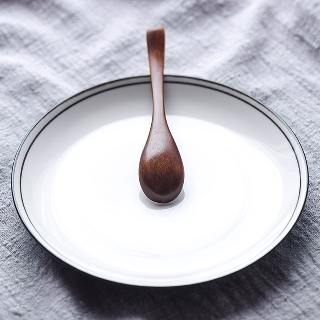 Muỗng Gỗ Ăn Cơm / Trà Súp Phong Cách Nhật Bản Cho Bé