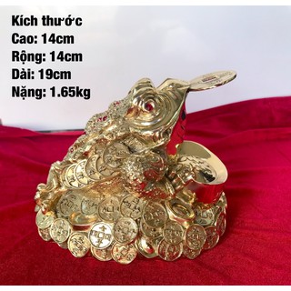 Cóc thiềm thử - cóc đồng vĩnh tiến cao 14cm - tượng phong thuỷ