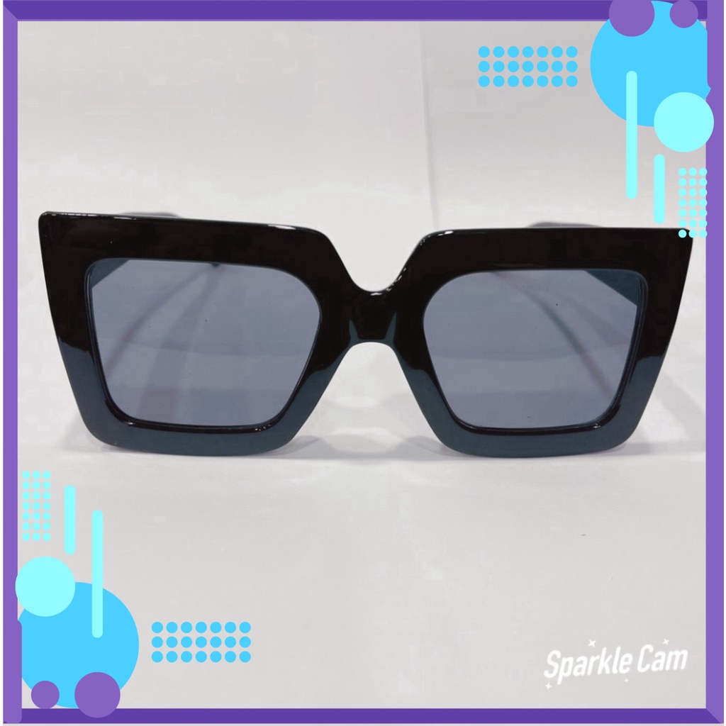 [ Freeship ] Kính Mát Gọng Vuông cỡ lớn Chống Tia Uv Thời Trang Cho Nữ