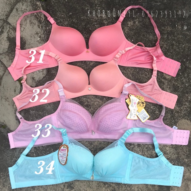 [Size 34/75] Áo Ngực Ren Cotton Loại Đẹp - Hàng TQXK (Mã 31-40)