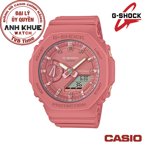 Đồng hồ nữ dây nhựa Casio G-Shock chính hãng Anh Khuê GMA-S2100-4A2DR (42mm)