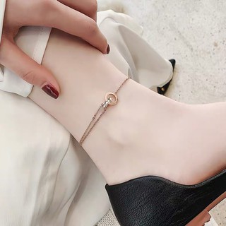 Lắc chân titan không đen không rỉ cách điều lồng vào nhau sang trọng