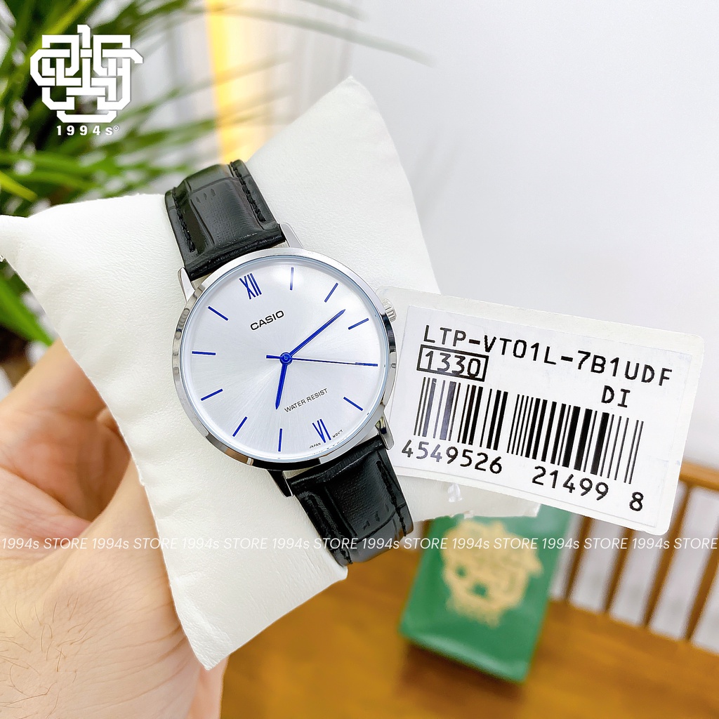 Đồng hồ nữ Casio LTP-VT01L-7B1 dây da, chống nước, hàng chính hãng