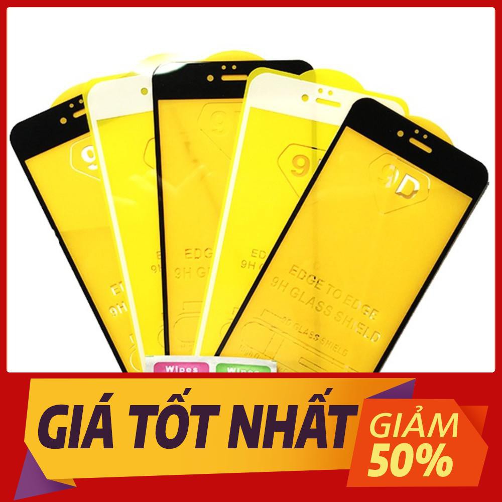 Kính cường lực Iphone 6 plus/6S Plus , Kính cường lực full màn hình, Ảnh thực shop tự chụp, tặng kèm bộ giấy lau kính