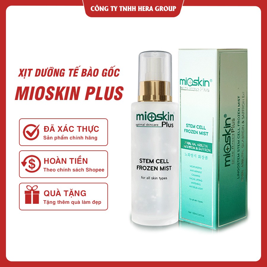 MIOSKIN PLUS - Xịt dưỡng tế bào gốc Mioskin Plus Chính Hãng - Hàng Công Ty