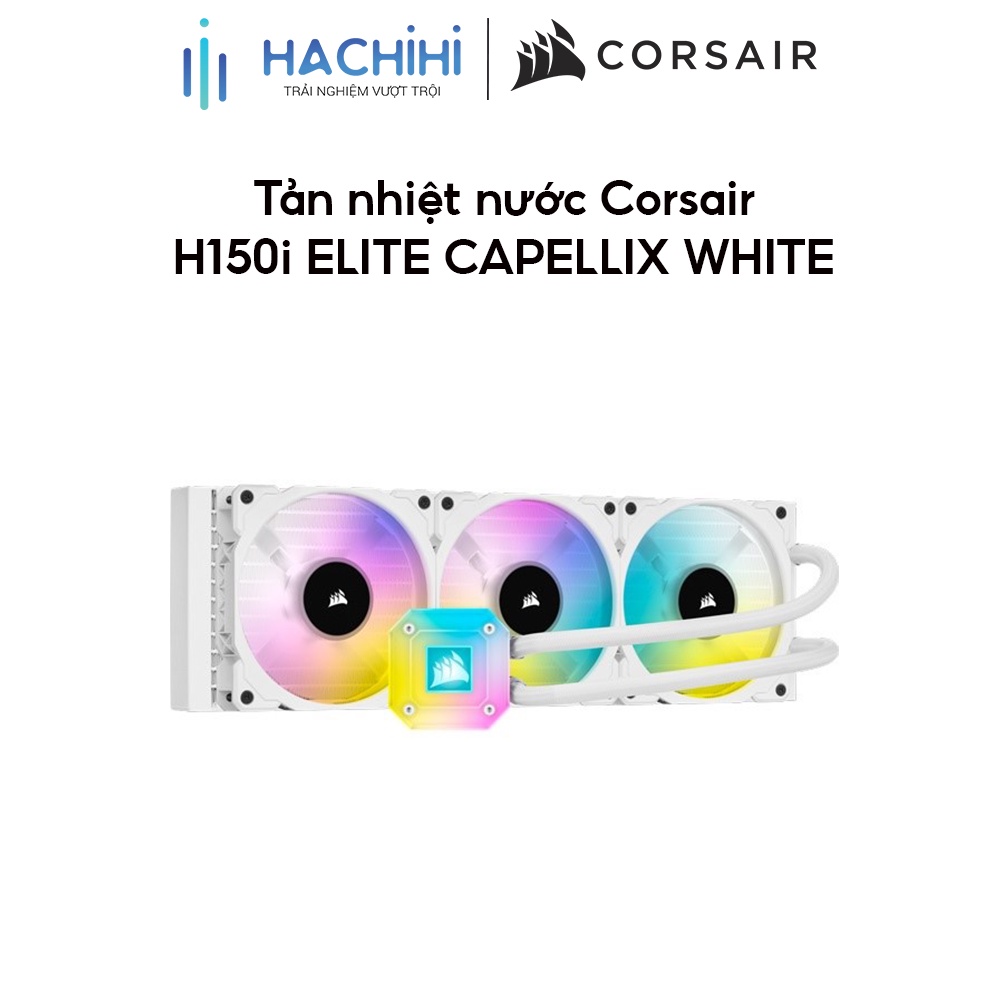 Tản nhiệt nước Corsair H150i ELITE CAPELLIX WHITE CW-9060051-WW