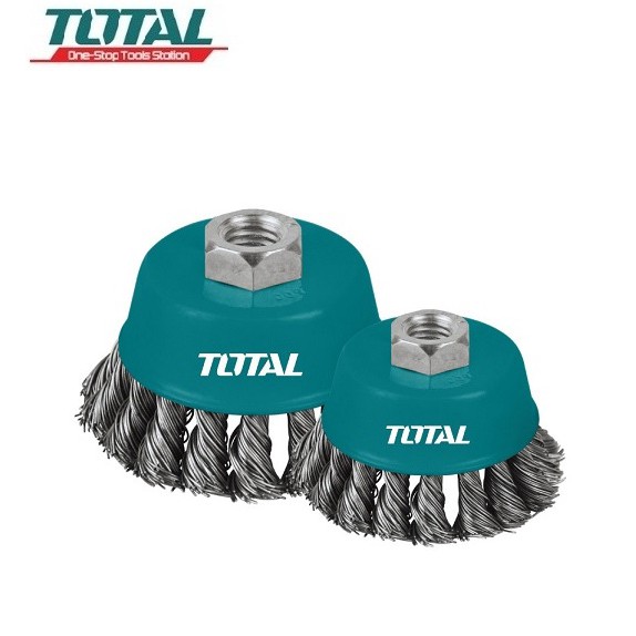 Total - TAC32031.2 Chén cước (chổi cước) thép xoắn 75mm