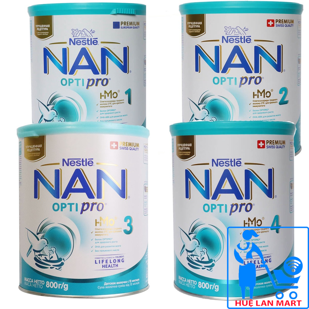 COMBO 2 HỘP SỮA BỘT NAN NGA OPTIPRO 1/2/3/4 800G