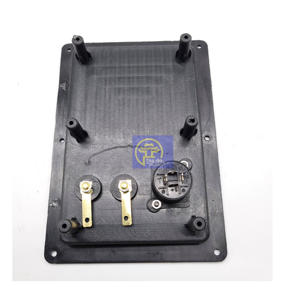 01 cái hậu loa, trạm loa sân khấu, loa thùng kèm cổng Spoken, kích thước 16.5x 11.6cm