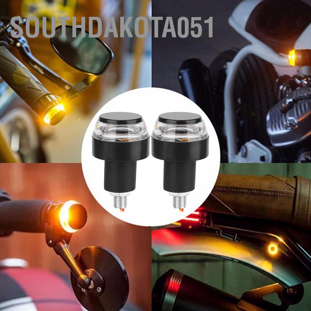 Southdakota051 2pcs LED License Plate Light Signal Lamp 27.6in Cable Accessory for Motorcycle ATV Scooter