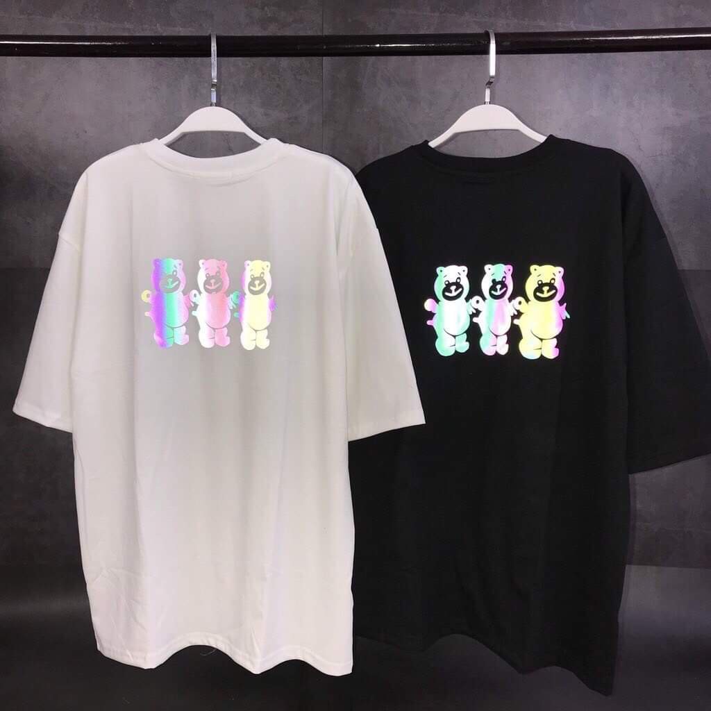 Áo thun Stee Phản quang 3 BEARS Unisex