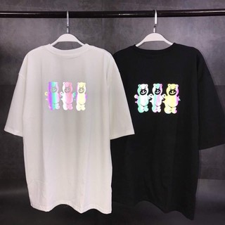 Áo thun Stee Phản quang 3 BEARS Unisex
