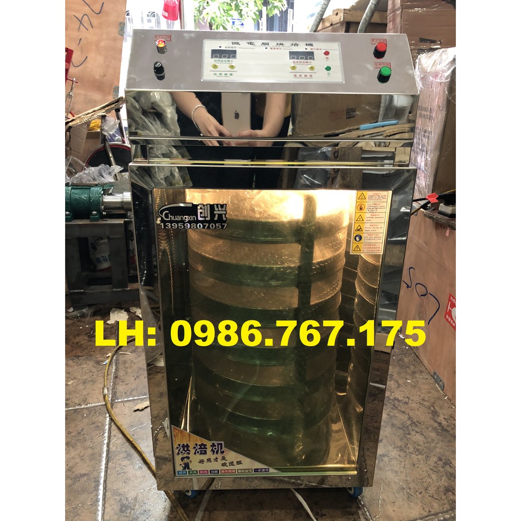 Tủ sấy thuốc, sấy hà thủ ô, dược liệu, có bảng điều chỉnh nhiệt - Dòng tủ sấy 6 tầng cao cấp