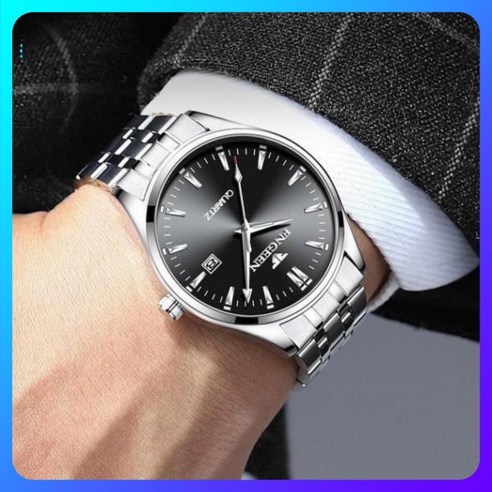 [Hàng xịn] ĐỒNG HỒ FNGEEN CHÍNH HÃNG NAM DÂY THÉP CAO CẤP CHẠY LỊCH NGÀY (TẶNG KÈM HỘP VÀ PIN DỰ PHÒNG) | BigBuy360 - bigbuy360.vn