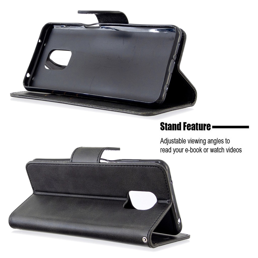 Ốp lưng da ví gập cho Xiaomi Redmi 9 9A 9C Note 9 Pro Max Note 9S Redmi 10X 4G