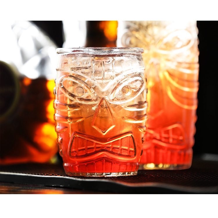 Ly Thủy Tinh Dày Uống Rượu Cocktail Tiki