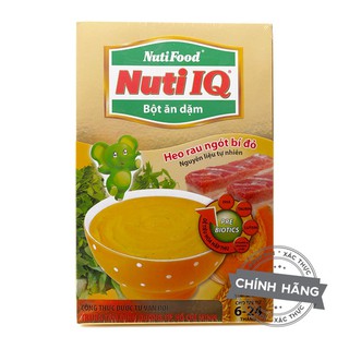 Bột ăn dặm Nuti Tôm rau ngót bí đỏ