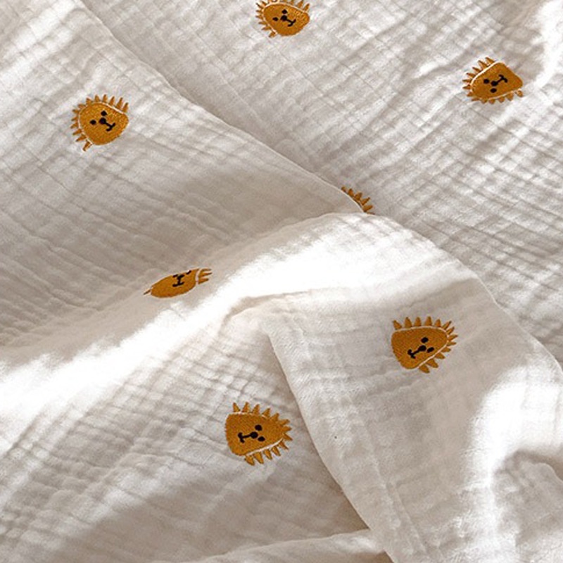 Chăn Cotton Mỏng 6 Lớp Phong Cách Hàn Quốc Cho Bé