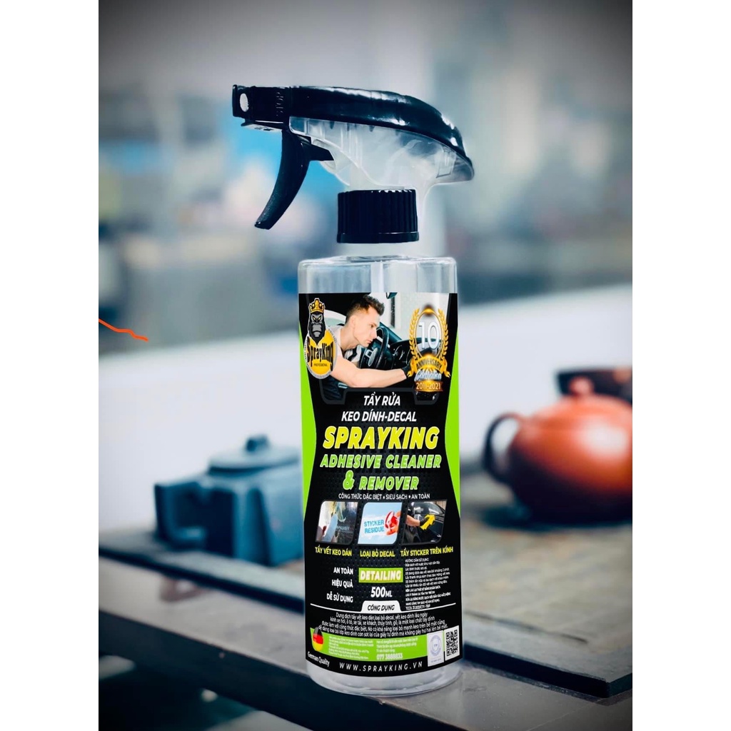 Sprayking Cleaner Helmet & Visor_Nước rửa kính nón Bảo Hiểm Full Face