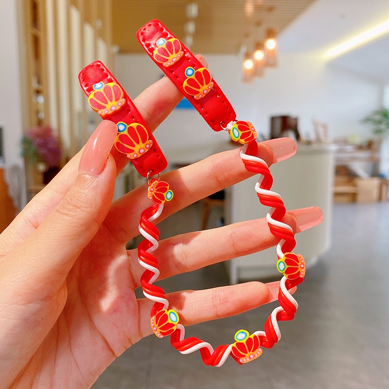 Băng Đô Xoắn Ốc Nhiều Màu Sắc Thời Trang Dành Cho Bé Gái