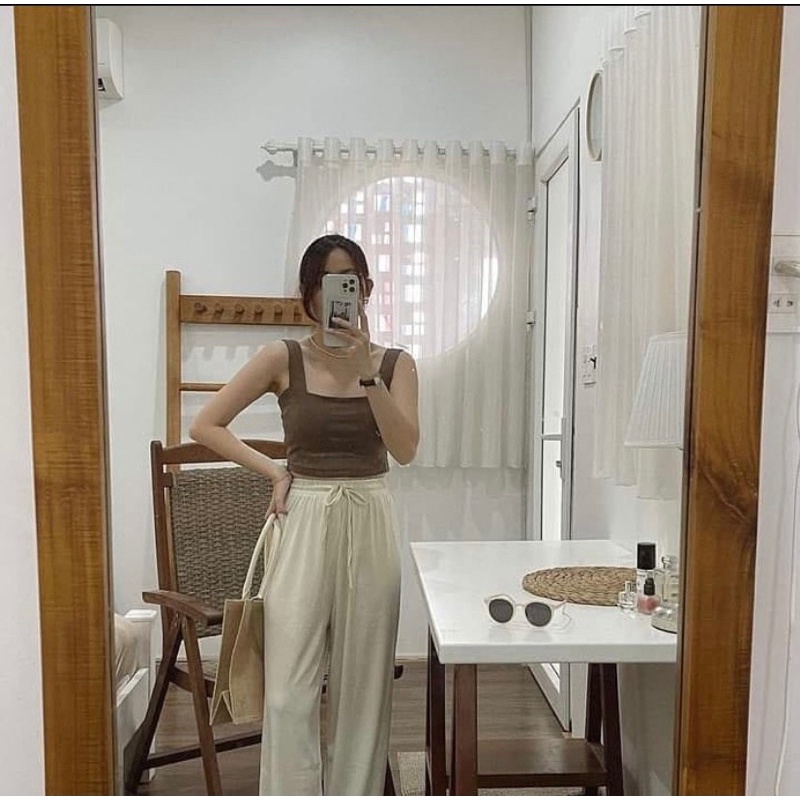 Áo 2 Dây - Áo Croptop Hai Dây Bản To Dễ Phối Đồ Mặc Đi Chơi Senorita