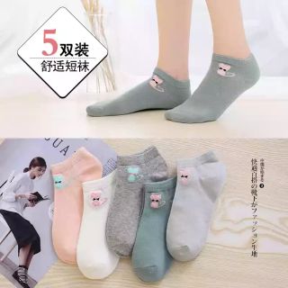 Combo 5 đôi tất nữ cổ ngắn