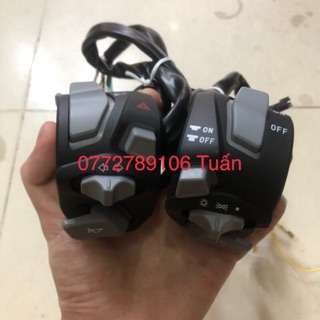cùm light master , cùm led có đèn hàng , cùm công tắc , sonic , satria , vario chế lại , cùm có đèn , cùm led