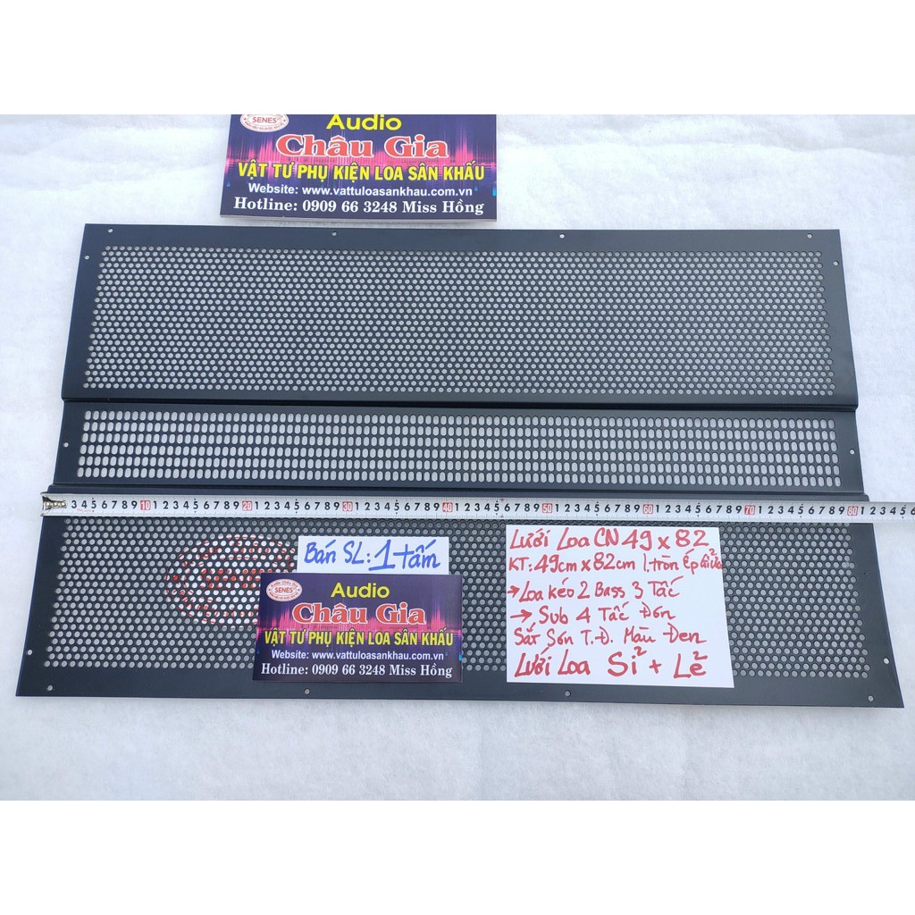 Lưới loa 49cm x 82cm 1 tấm Audio Châu Gia