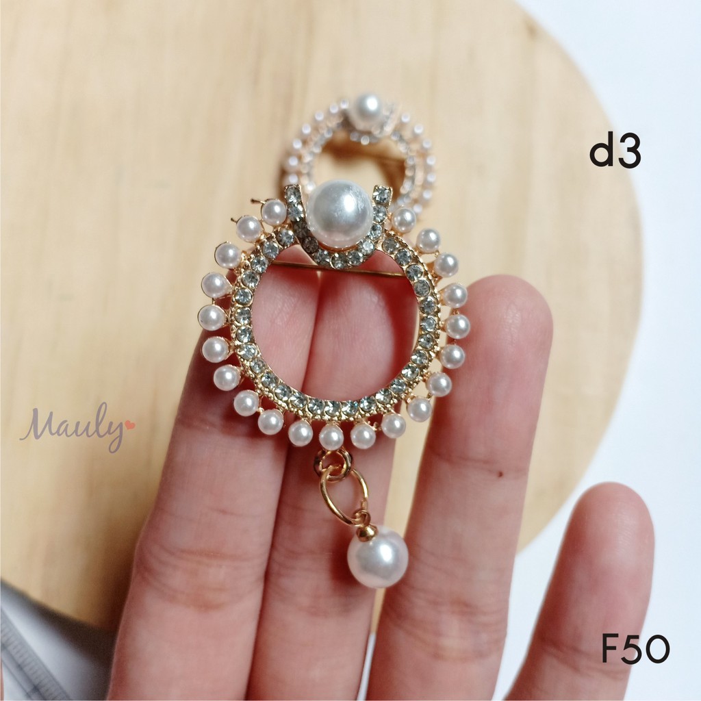 Trâm Cài Áo Nhập Khẩu Mutiara F50 D3