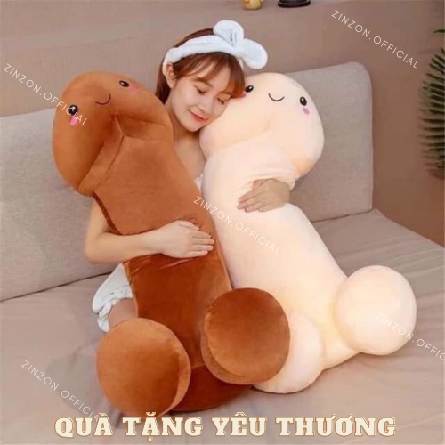 Gấu bông ciu dài size bự êm mịn dễ thương nhồi bông cao cấp ZinZon