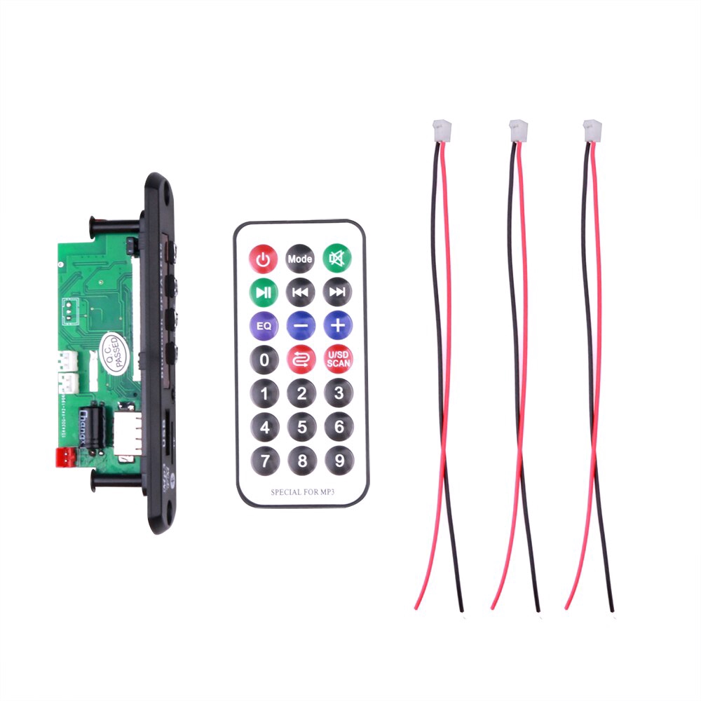 Mạch giải mã máy nghe nhạc Mp3 5V 12V hỗ trợ Bluetooth 5.0 màn hình màu cao cấp