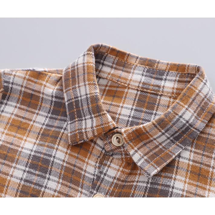 Set Áo Sweater Dệt Kim Không Tay Phối Áo Sơ Mi Dài Tay Kiểu Hàn Quốc Dễ Thương Cho Bé Trai