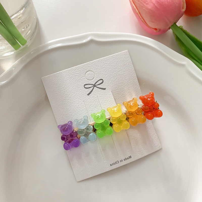 Kẹp Tóc Hình Chú Gấu Dễ Thương Cho Bé Gái