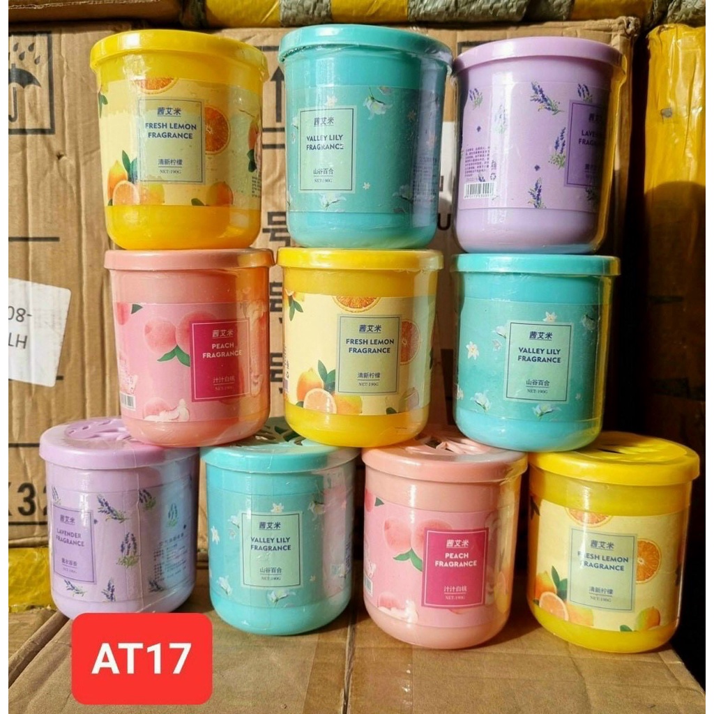 Sáp thơm phòng khử mùi phòng ngủ nhà vệ sinh toilet ô tô với 4 mùi hương tự nhiên 190g 0057